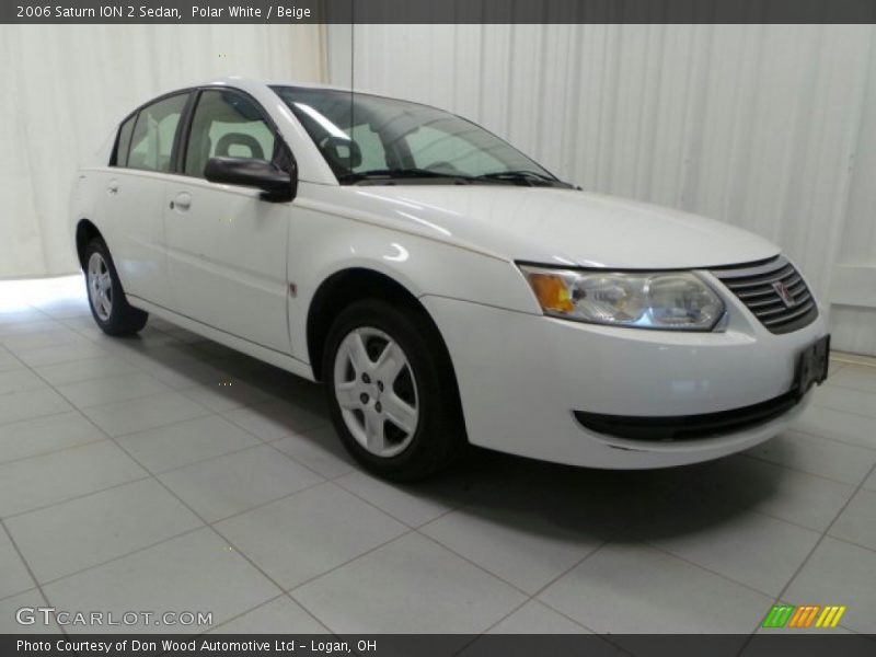 Polar White / Beige 2006 Saturn ION 2 Sedan