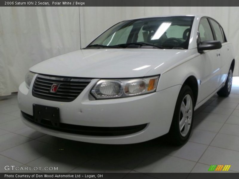 Polar White / Beige 2006 Saturn ION 2 Sedan