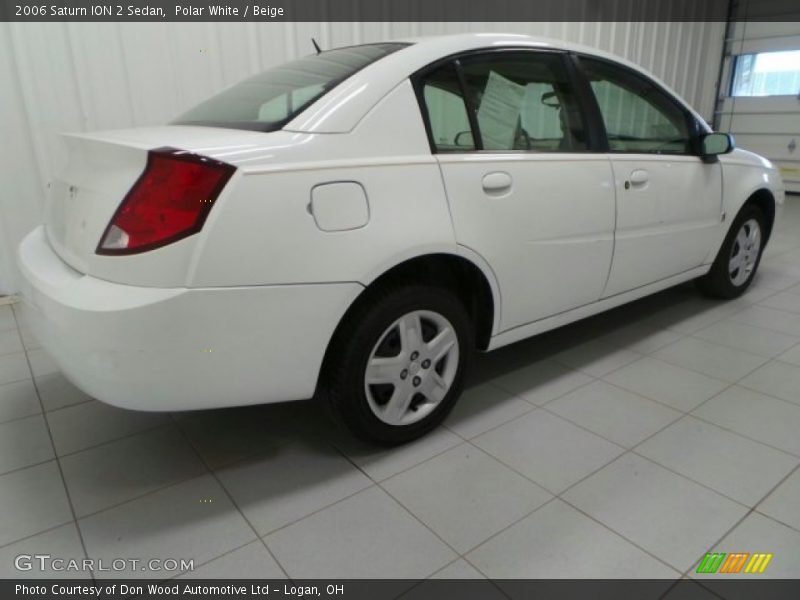 Polar White / Beige 2006 Saturn ION 2 Sedan