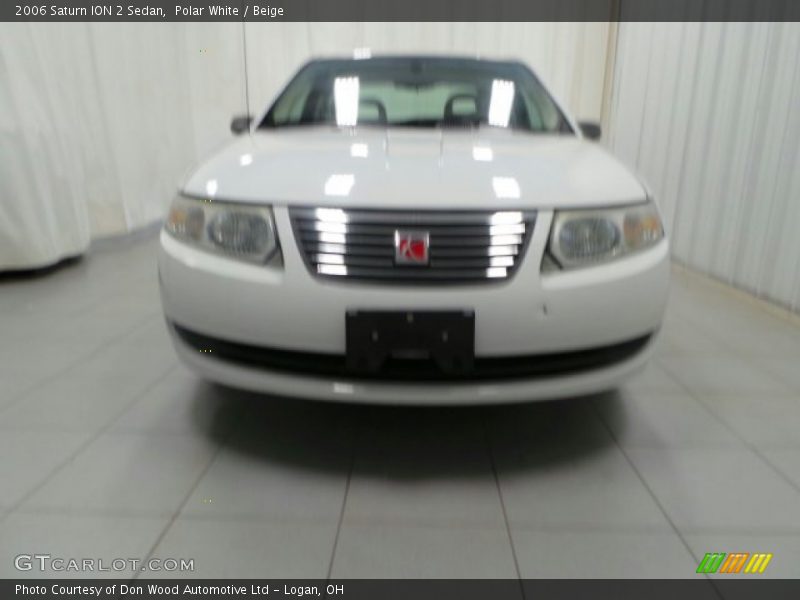 Polar White / Beige 2006 Saturn ION 2 Sedan