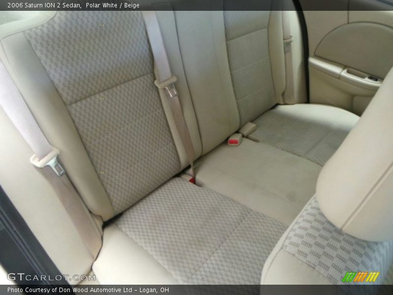 Polar White / Beige 2006 Saturn ION 2 Sedan