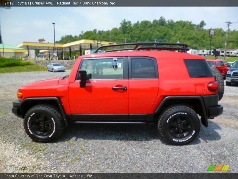 Radiant Red / Dark Charcoal/Red 2012 Toyota FJ Cruiser 4WD