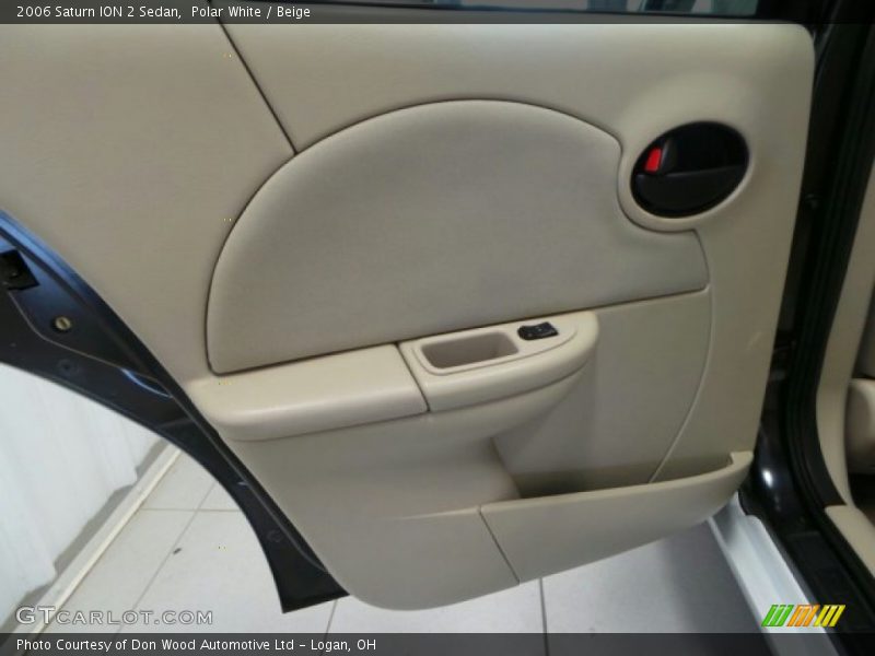 Polar White / Beige 2006 Saturn ION 2 Sedan