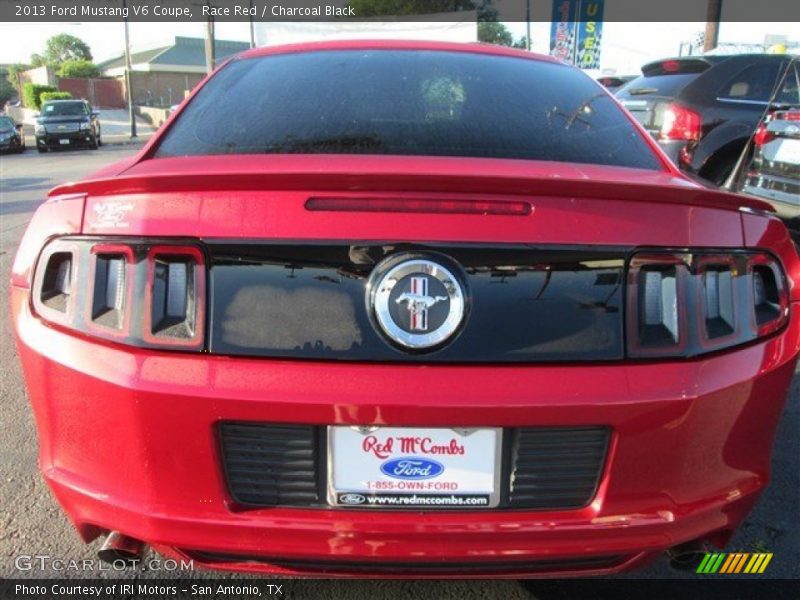 Race Red / Charcoal Black 2013 Ford Mustang V6 Coupe