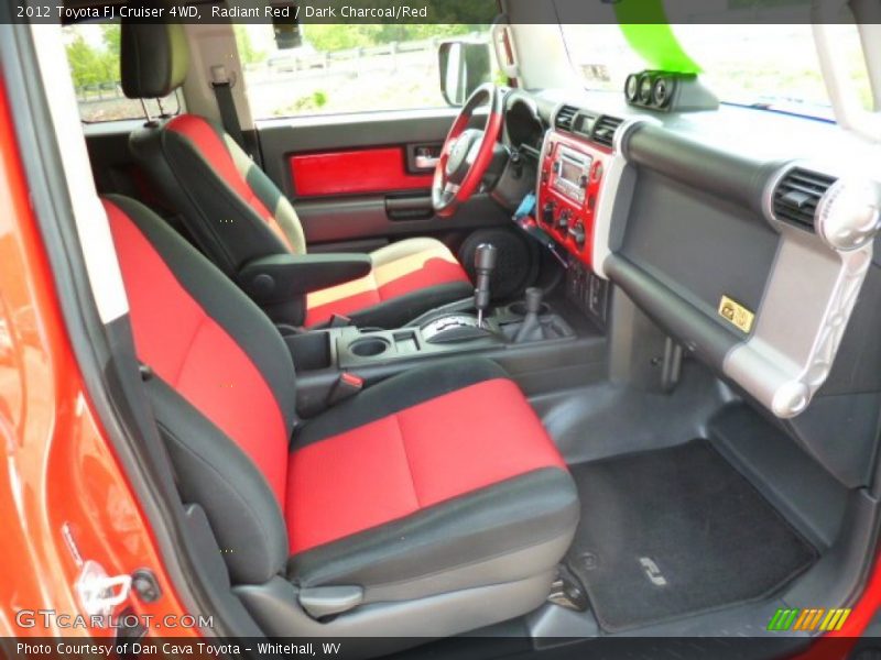 Radiant Red / Dark Charcoal/Red 2012 Toyota FJ Cruiser 4WD