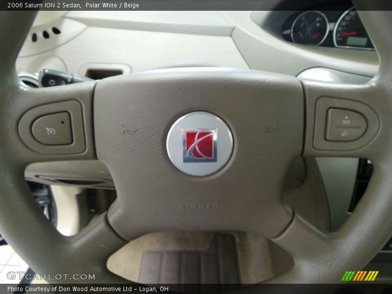 Polar White / Beige 2006 Saturn ION 2 Sedan