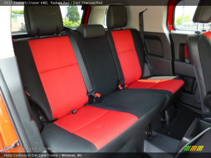 Radiant Red / Dark Charcoal/Red 2012 Toyota FJ Cruiser 4WD