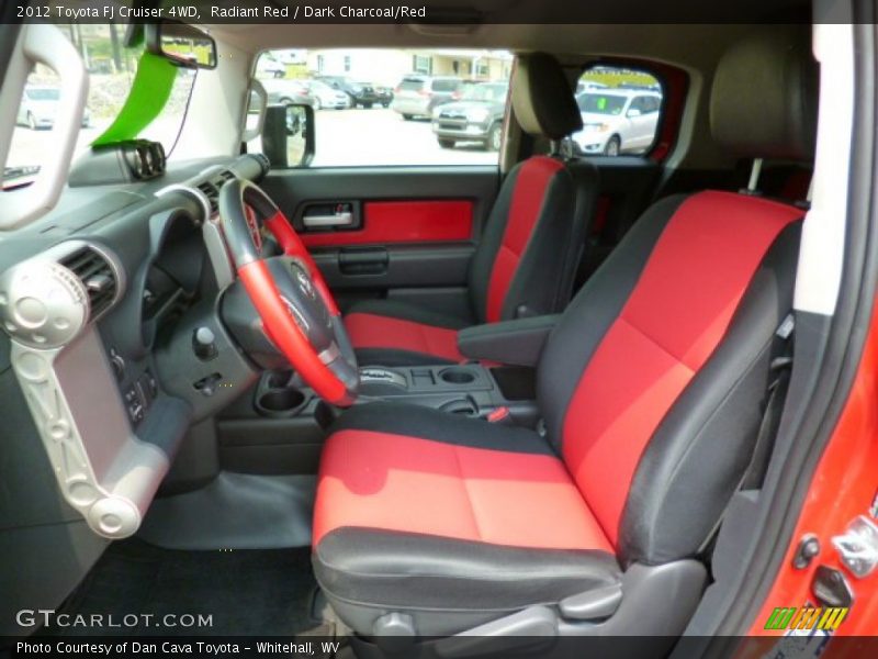 Radiant Red / Dark Charcoal/Red 2012 Toyota FJ Cruiser 4WD