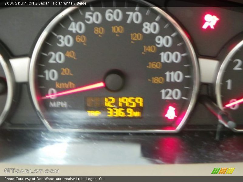 Polar White / Beige 2006 Saturn ION 2 Sedan