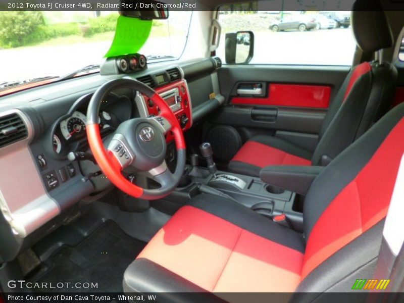 Radiant Red / Dark Charcoal/Red 2012 Toyota FJ Cruiser 4WD