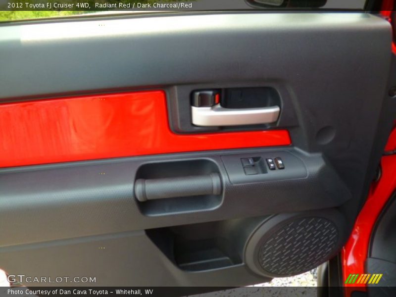 Radiant Red / Dark Charcoal/Red 2012 Toyota FJ Cruiser 4WD