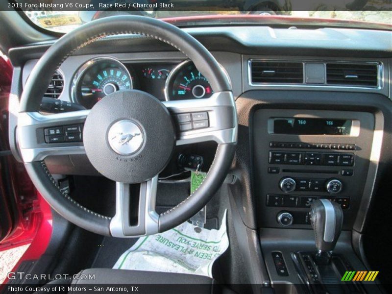 Race Red / Charcoal Black 2013 Ford Mustang V6 Coupe
