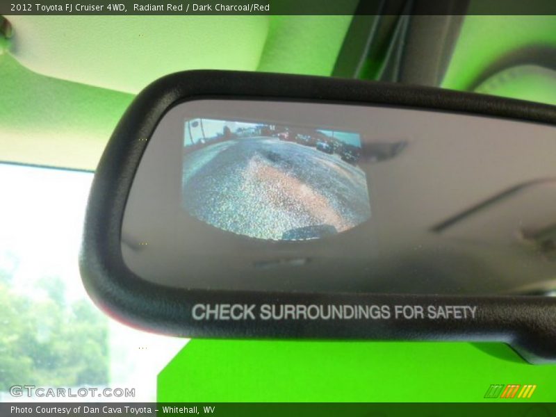 Radiant Red / Dark Charcoal/Red 2012 Toyota FJ Cruiser 4WD