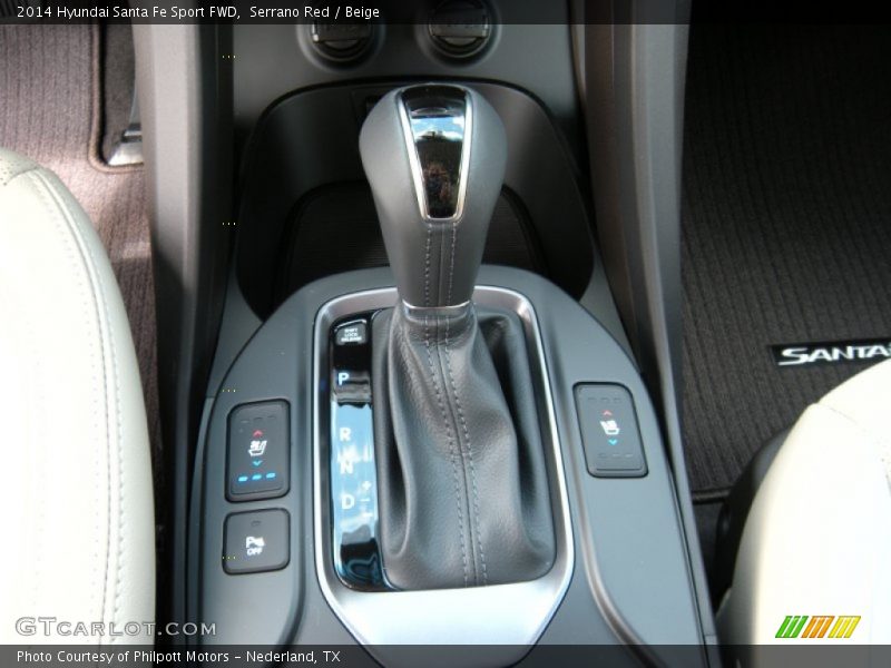 Serrano Red / Beige 2014 Hyundai Santa Fe Sport FWD