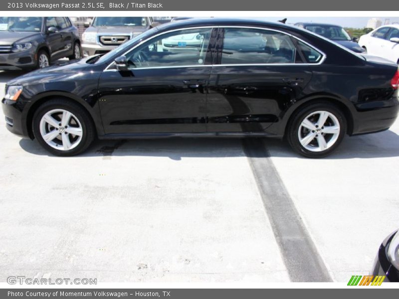 Black / Titan Black 2013 Volkswagen Passat 2.5L SE