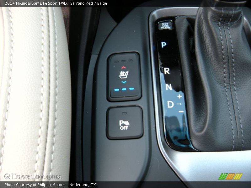 Serrano Red / Beige 2014 Hyundai Santa Fe Sport FWD