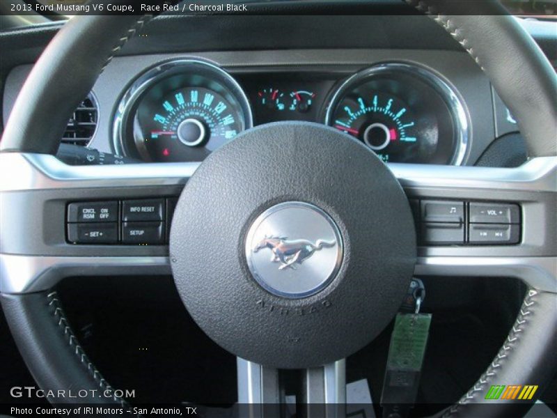 Race Red / Charcoal Black 2013 Ford Mustang V6 Coupe