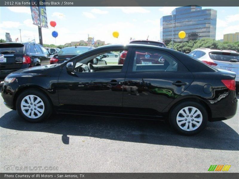 Ebony Black / Stone 2012 Kia Forte LX