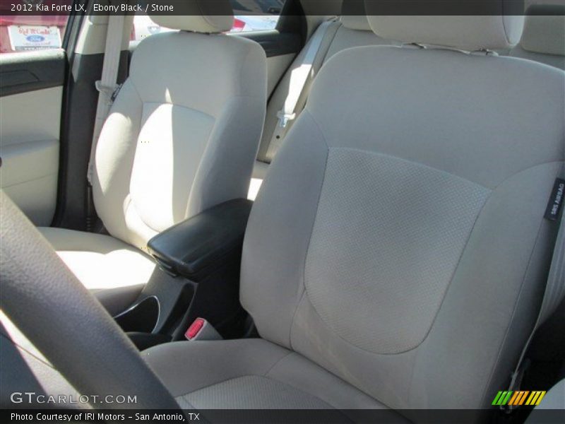 Ebony Black / Stone 2012 Kia Forte LX