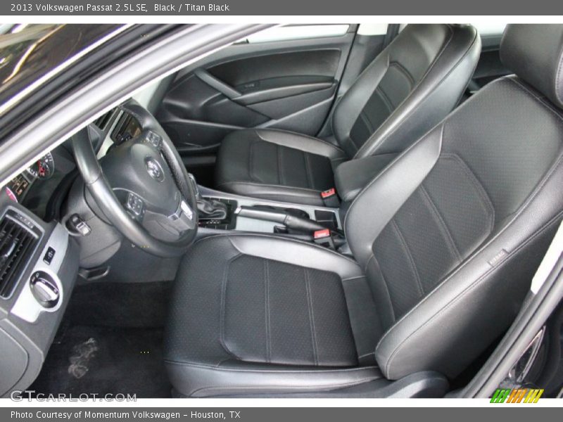 Black / Titan Black 2013 Volkswagen Passat 2.5L SE