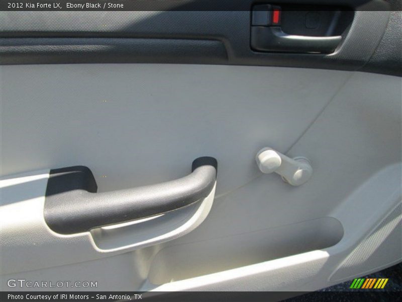 Ebony Black / Stone 2012 Kia Forte LX