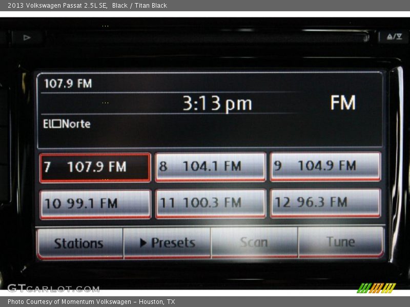 Black / Titan Black 2013 Volkswagen Passat 2.5L SE