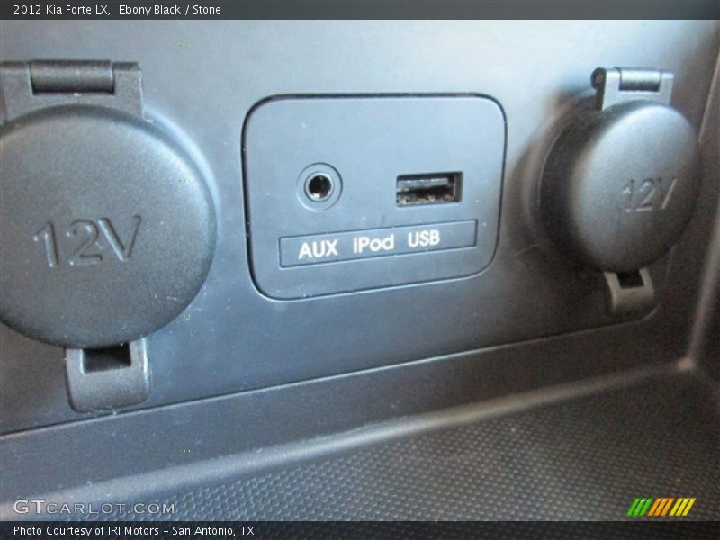 Ebony Black / Stone 2012 Kia Forte LX
