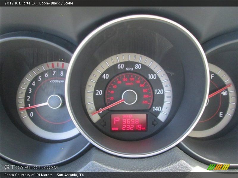 Ebony Black / Stone 2012 Kia Forte LX