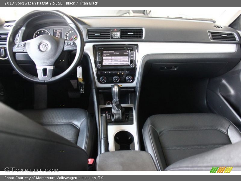 Black / Titan Black 2013 Volkswagen Passat 2.5L SE