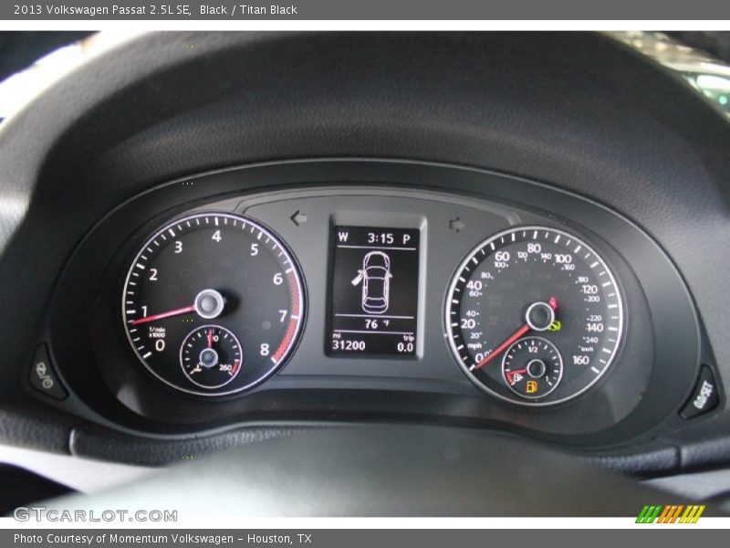 Black / Titan Black 2013 Volkswagen Passat 2.5L SE