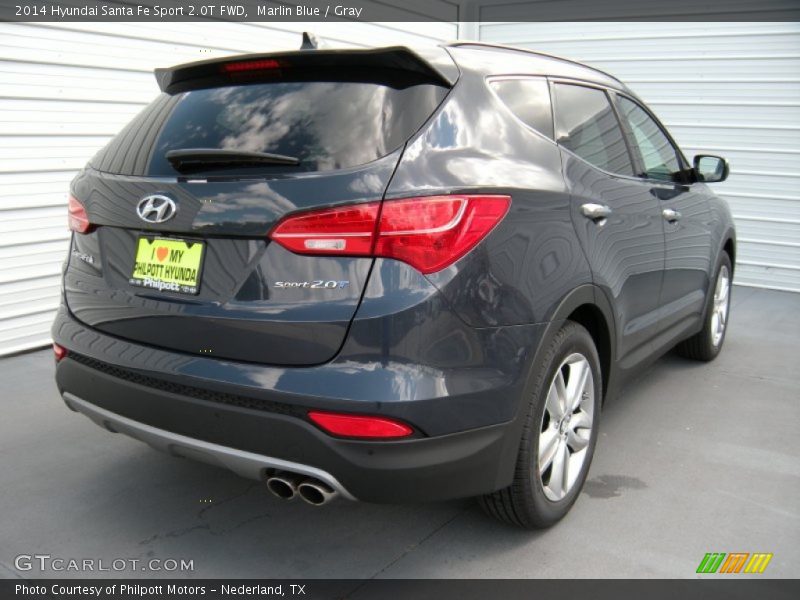 Marlin Blue / Gray 2014 Hyundai Santa Fe Sport 2.0T FWD