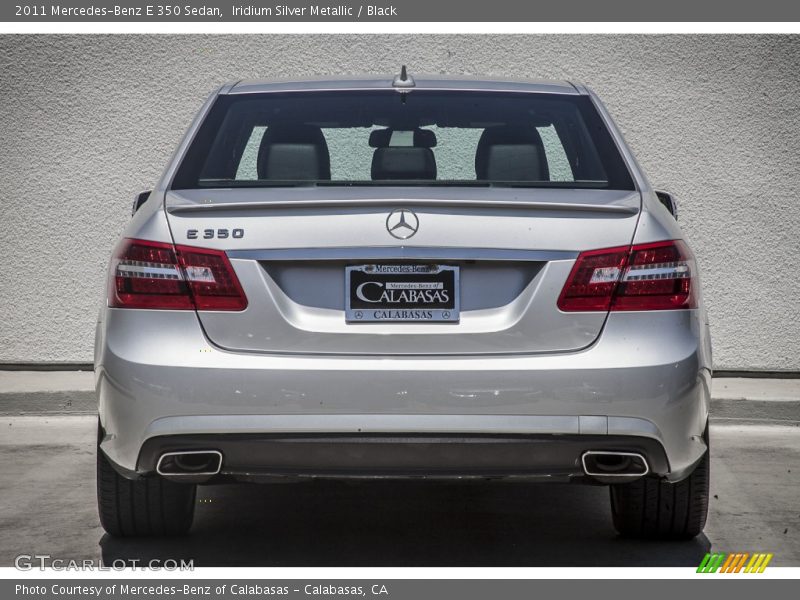 Iridium Silver Metallic / Black 2011 Mercedes-Benz E 350 Sedan