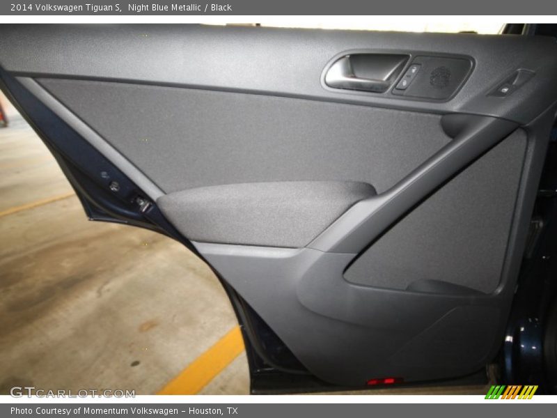 Night Blue Metallic / Black 2014 Volkswagen Tiguan S