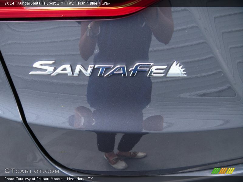 Marlin Blue / Gray 2014 Hyundai Santa Fe Sport 2.0T FWD