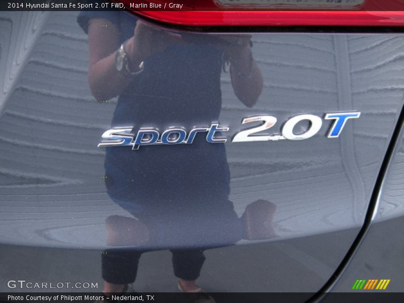 Marlin Blue / Gray 2014 Hyundai Santa Fe Sport 2.0T FWD