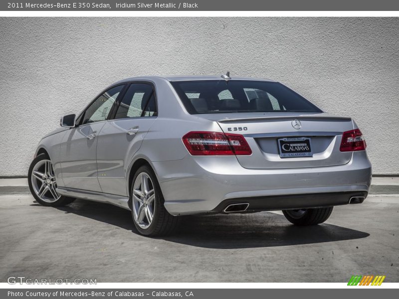 Iridium Silver Metallic / Black 2011 Mercedes-Benz E 350 Sedan