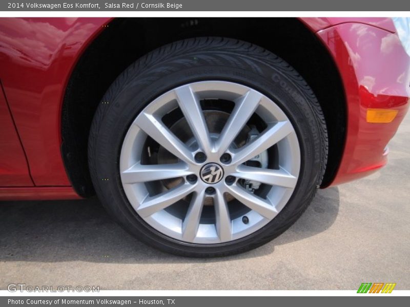 Salsa Red / Cornsilk Beige 2014 Volkswagen Eos Komfort