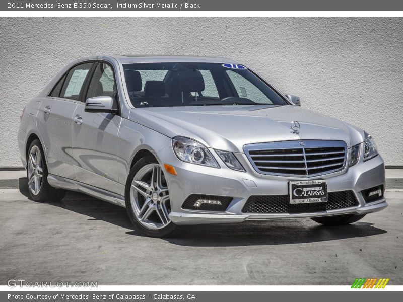 Iridium Silver Metallic / Black 2011 Mercedes-Benz E 350 Sedan