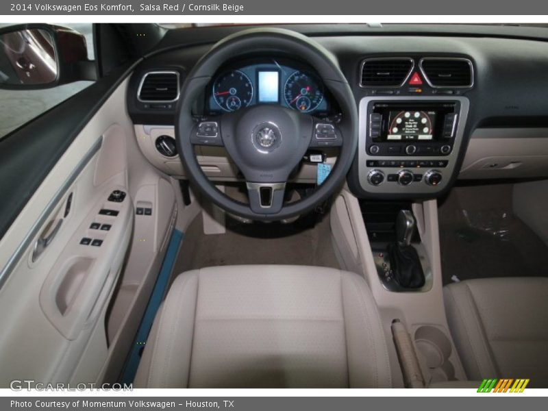 Salsa Red / Cornsilk Beige 2014 Volkswagen Eos Komfort