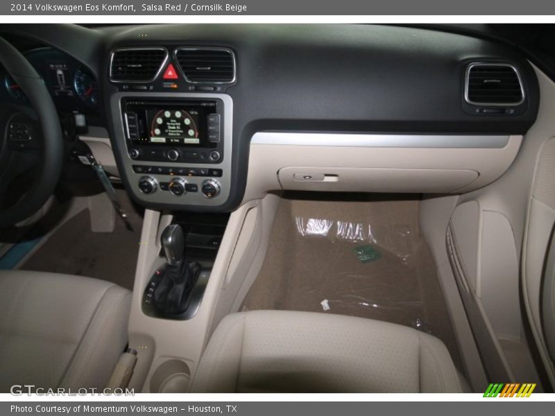 Salsa Red / Cornsilk Beige 2014 Volkswagen Eos Komfort