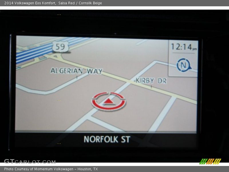 Salsa Red / Cornsilk Beige 2014 Volkswagen Eos Komfort