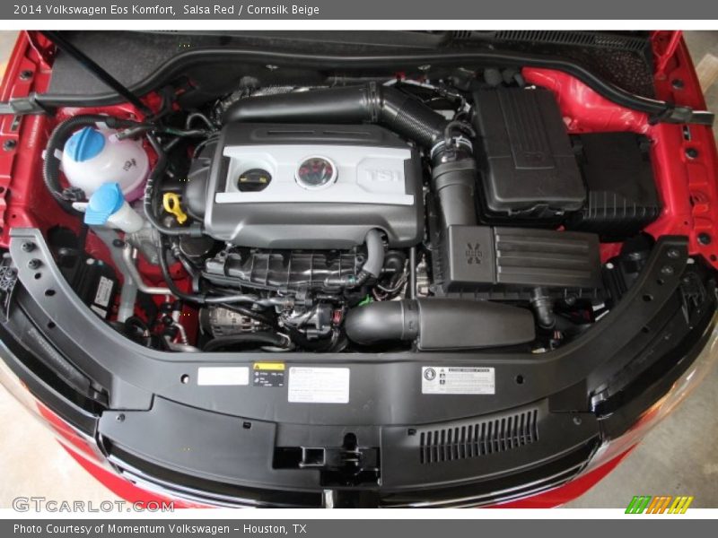 Salsa Red / Cornsilk Beige 2014 Volkswagen Eos Komfort