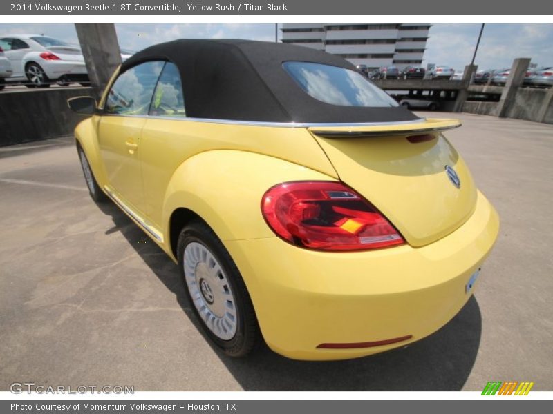  2014 Beetle 1.8T Convertible Yellow Rush