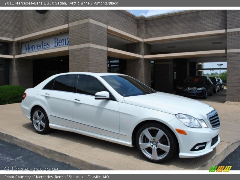 Arctic White / Almond/Black 2011 Mercedes-Benz E 350 Sedan