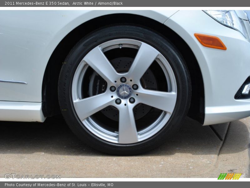 Arctic White / Almond/Black 2011 Mercedes-Benz E 350 Sedan
