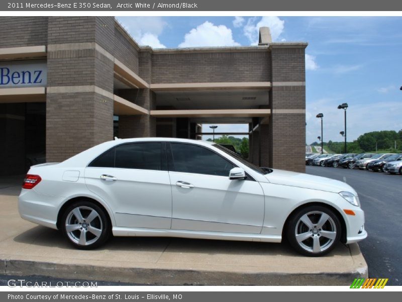 Arctic White / Almond/Black 2011 Mercedes-Benz E 350 Sedan