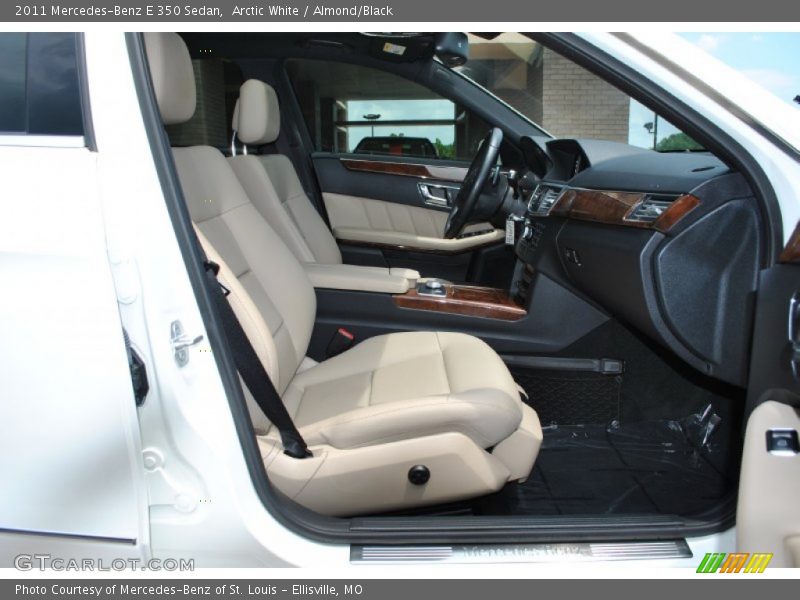 Arctic White / Almond/Black 2011 Mercedes-Benz E 350 Sedan
