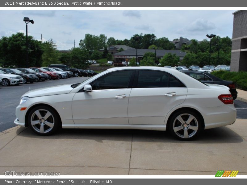 Arctic White / Almond/Black 2011 Mercedes-Benz E 350 Sedan