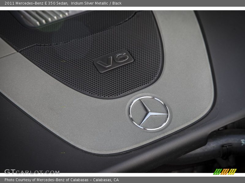 Iridium Silver Metallic / Black 2011 Mercedes-Benz E 350 Sedan