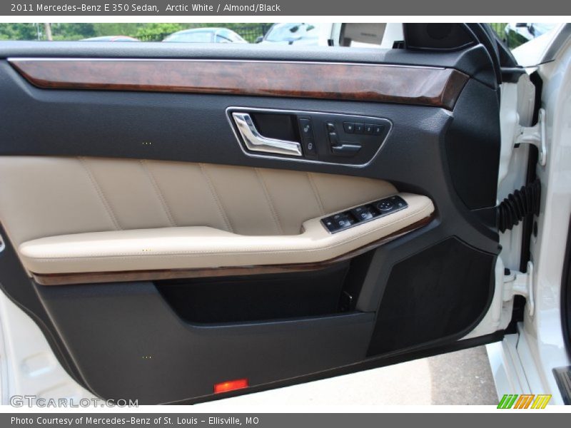 Arctic White / Almond/Black 2011 Mercedes-Benz E 350 Sedan